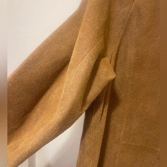 Adler Collection Vintage Leather Coat with Fur Collar Size M  Pre-Loved - Picture 10 of 12